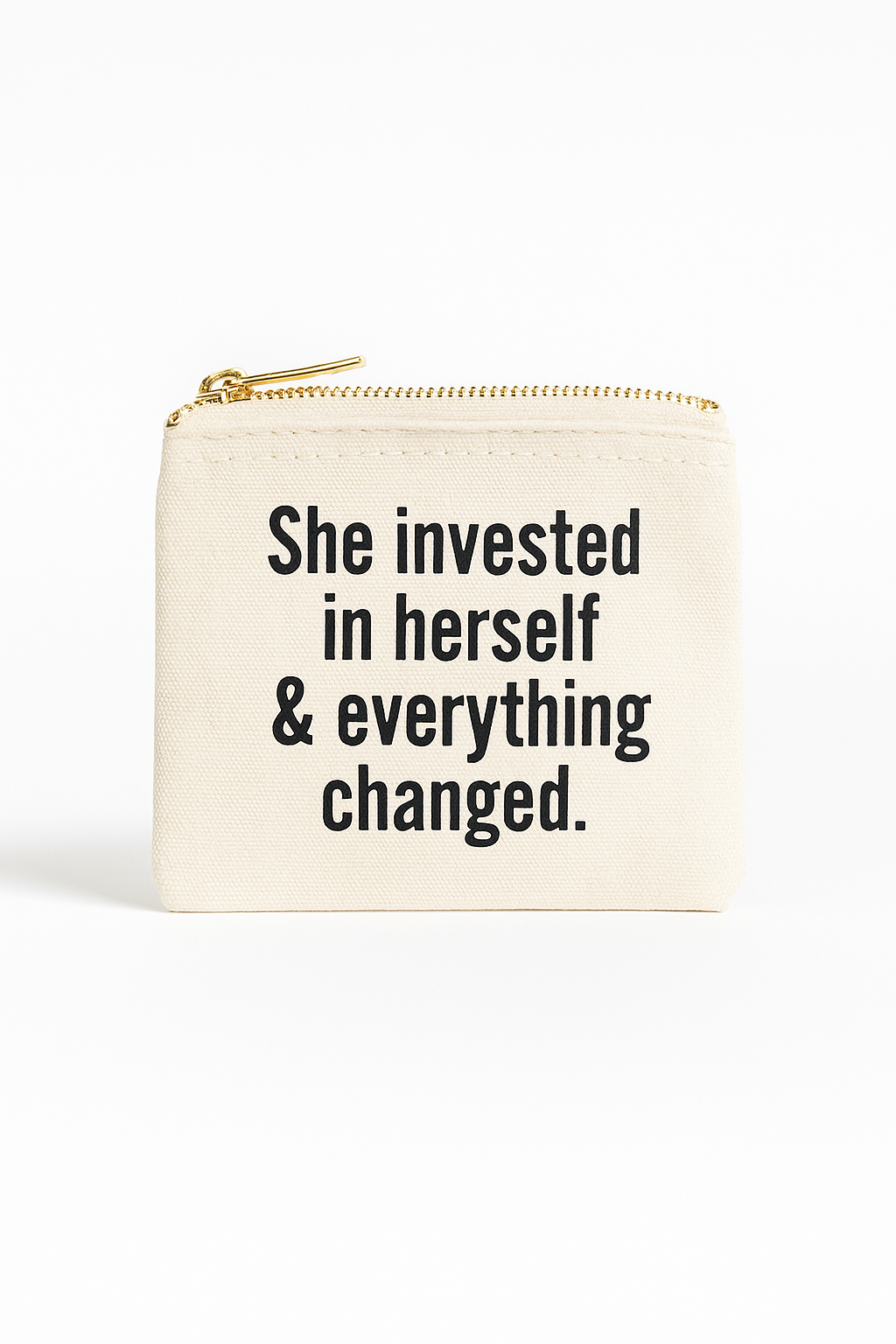 Inspirerende etui "Invest in yourself”